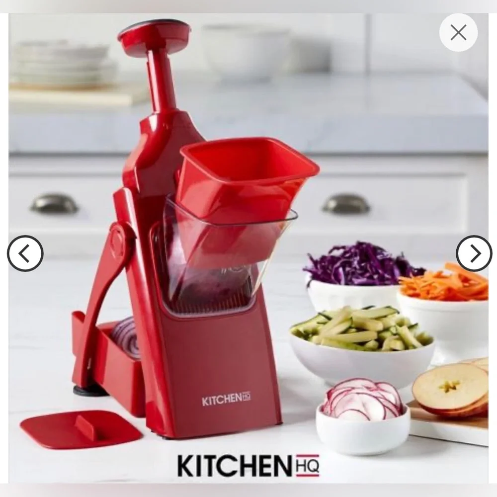 Kitchen HQ XL Vertical Mandoline‎ Mauve pink